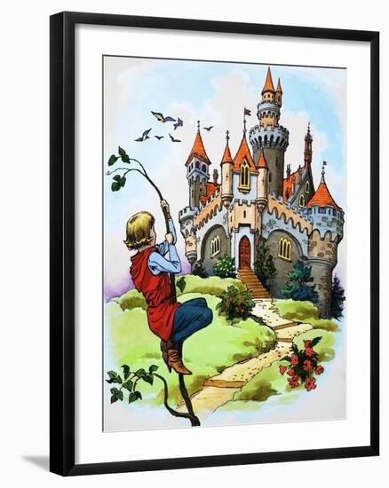 Jack and the Beanstalk-null-Framed Premium Giclee Print