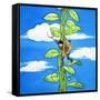 Jack and the Beanstalk-Nadir Quinto-Framed Stretched Canvas