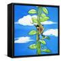 Jack and the Beanstalk-Nadir Quinto-Framed Stretched Canvas