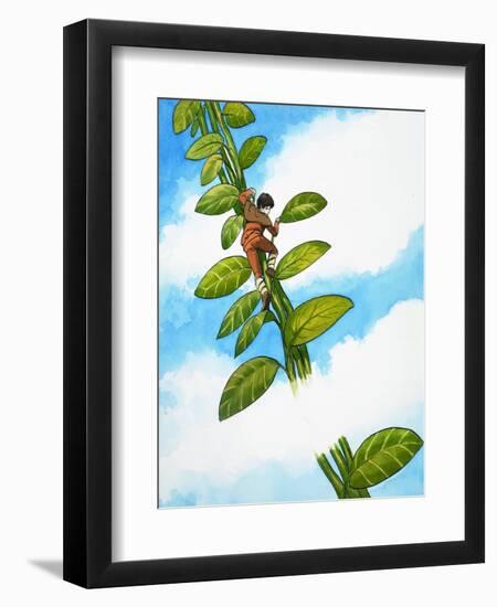 Jack and the Beanstalk-Nadir Quinto-Framed Giclee Print