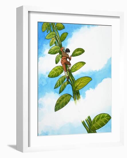 Jack and the Beanstalk-Nadir Quinto-Framed Giclee Print