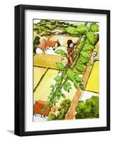 Jack and the Beanstalk-Nadir Quinto-Framed Giclee Print