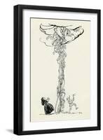 Jack and the Beanstalk-Arthur Rackham-Framed Giclee Print