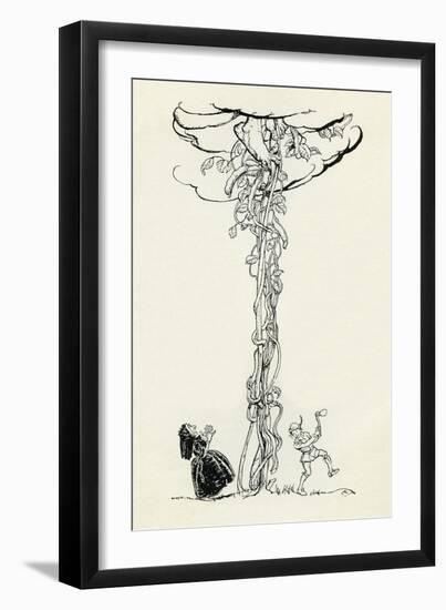 Jack and the Beanstalk-Arthur Rackham-Framed Giclee Print
