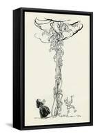 Jack and the Beanstalk-Arthur Rackham-Framed Stretched Canvas