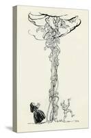 Jack and the Beanstalk-Arthur Rackham-Stretched Canvas