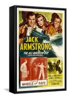 JACK ARMSTRONG, ALL AMERICAN BOY, top left: John Hart, in 'Chapter 13: Wheels of Fate', 1940.-null-Framed Stretched Canvas