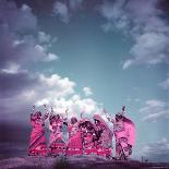 Northern Indian Tribe of Banjara Dancers Performing Somewhere in Hyderabad-Jack Birns-Photographic Print