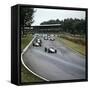 Jack Brabham Leading the Race, British Grand Prix, Brands Hatch, Kent, 1966-null-Framed Stretched Canvas