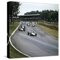 Jack Brabham Leading the Race, British Grand Prix, Brands Hatch, Kent, 1966-null-Stretched Canvas