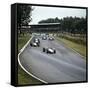 Jack Brabham Leading the Race, British Grand Prix, Brands Hatch, Kent, 1966-null-Framed Stretched Canvas