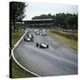 Jack Brabham Leading the Race, British Grand Prix, Brands Hatch, Kent, 1966-null-Stretched Canvas