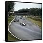 Jack Brabham Leading the Race, British Grand Prix, Brands Hatch, Kent, 1966-null-Framed Stretched Canvas