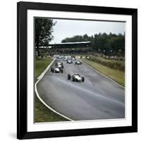 Jack Brabham Leading the Race, British Grand Prix, Brands Hatch, Kent, 1966-null-Framed Photographic Print