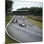 Jack Brabham Leading the Race, British Grand Prix, Brands Hatch, Kent, 1966-null-Mounted Photographic Print
