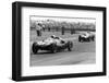 Jack Brabham leads in his Cooper T45, 1958 British Grand Prix-null-Framed Photographic Print