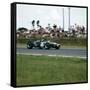 Jack Brabham Racing a Brabham-Repco Bt19, French Grand Prix, Reims, France, 1966-null-Framed Stretched Canvas