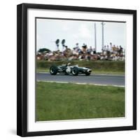 Jack Brabham Racing a Brabham-Repco Bt19, French Grand Prix, Reims, France, 1966-null-Framed Photographic Print