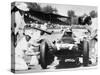 Jack Brabham's Cooper in the Pits, Indianapolis 500, Indiana, USA, 1961-null-Stretched Canvas