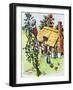 Jack Climbs the Beanstalk, Illustration from 'Jack and the Beanstalk', 1969-English School-Framed Giclee Print