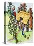 Jack Climbs the Beanstalk, Illustration from 'Jack and the Beanstalk', 1969-English School-Stretched Canvas