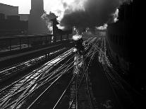 Locomotives in Roundhouse-Jack Delano-Photographic Print