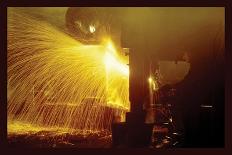 Welding in the Round-House-Jack Delano-Photo