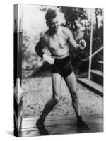 Jack Dempsey, World Heavyweight Champion, Training at Michigan City, Indiana, Ca. 1922-null-Stretched Canvas