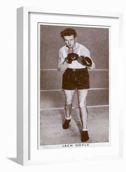 Jack Doyle, Irish Boxer, 1938-null-Framed Giclee Print