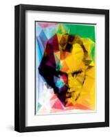 Jack Geometrized-null-Framed Art Print