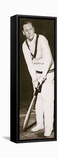Jack Hobbs, English cricketer, 1925-Unknown-Framed Stretched Canvas