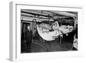 Jack in His 'Watch Below' on Board HMS 'Alexandra, 1896-W Gregory-Framed Giclee Print