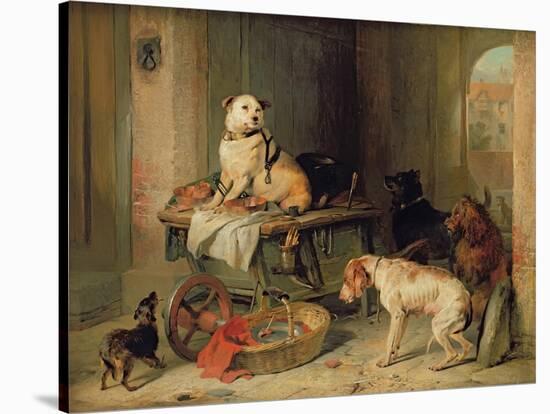 Jack in Office, c.1833-Edwin Henry Landseer-Stretched Canvas