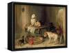 Jack in Office, c.1833-Edwin Henry Landseer-Framed Stretched Canvas