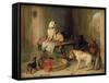 Jack in Office, c.1833-Edwin Henry Landseer-Framed Stretched Canvas