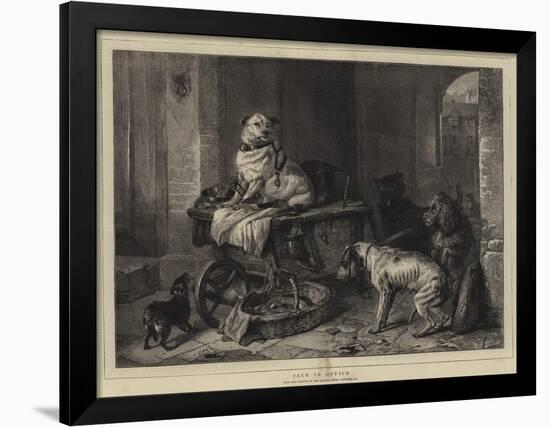 Jack in Office-Edwin Landseer-Framed Premium Giclee Print