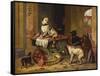 Jack in Office-Edwin Henry Landseer-Framed Stretched Canvas