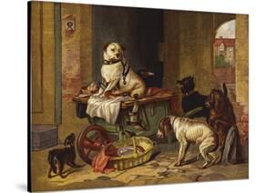 Jack in Office-Edwin Henry Landseer-Stretched Canvas