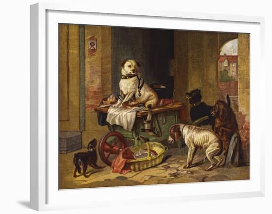 Jack in Office-Edwin Henry Landseer-Framed Giclee Print