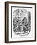 Jack in the Green on May Day-George Cruikshank-Framed Art Print