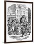 Jack in the Green on May Day-George Cruikshank-Framed Art Print