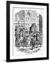 Jack in the Green on May Day-George Cruikshank-Framed Art Print