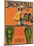 Jack & Jill Peppers Label - New York, NY-Lantern Press-Mounted Art Print