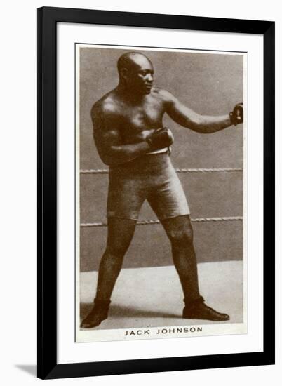 Jack Johnson, American Boxer-null-Framed Giclee Print