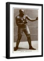 Jack Johnson, American Boxer-null-Framed Giclee Print