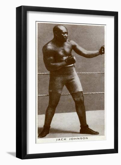 Jack Johnson, American Boxer-null-Framed Giclee Print