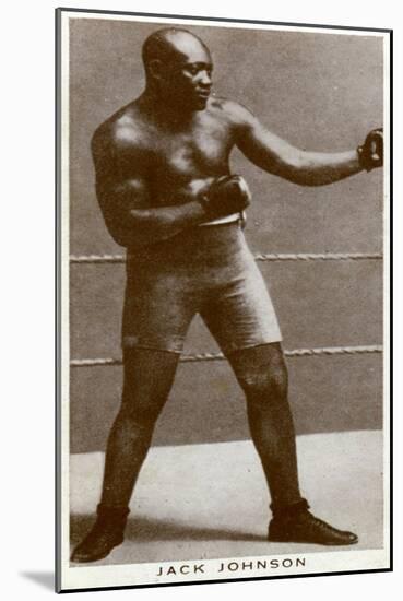 Jack Johnson, American Boxer-null-Mounted Giclee Print