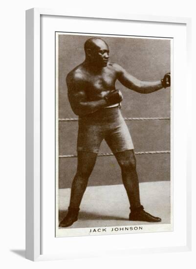 Jack Johnson, American Boxer-null-Framed Giclee Print