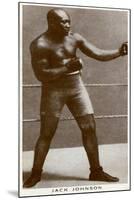 Jack Johnson, American Boxer-null-Mounted Giclee Print