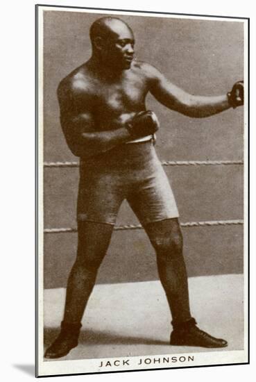 Jack Johnson, American Boxer-null-Mounted Giclee Print